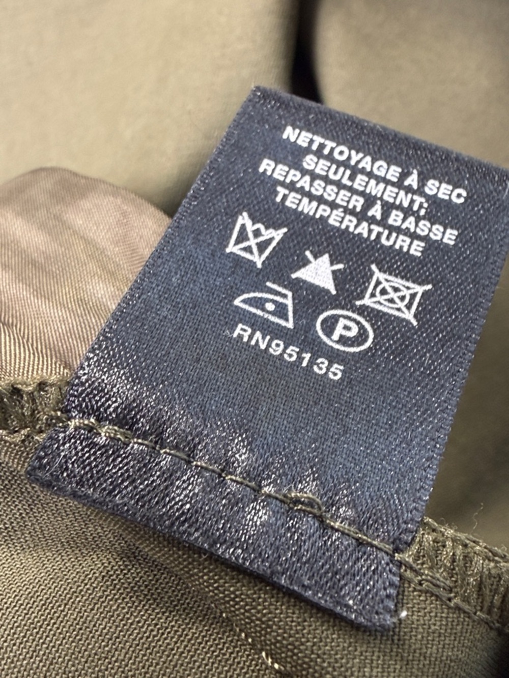 Lafayette 148 Lexington Bleecker Pants Trouser 14 Olive Cropped Side Zip Career - Picture 16 of 16